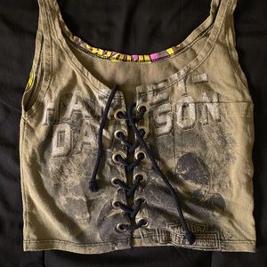 Never been worn custom made Harley Davidson shirt